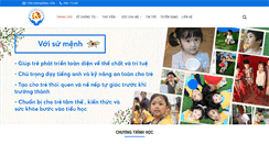 Desktop Screenshot of mamnonhoalinh.edu.vn